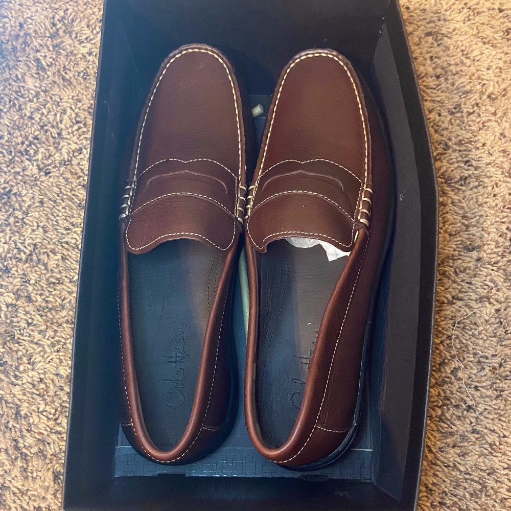 Cole Haan Penny Loafers in "Smoke"